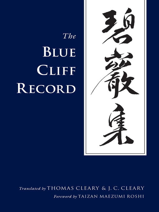 Title details for The Blue Cliff Record by Thomas Cleary - Wait list